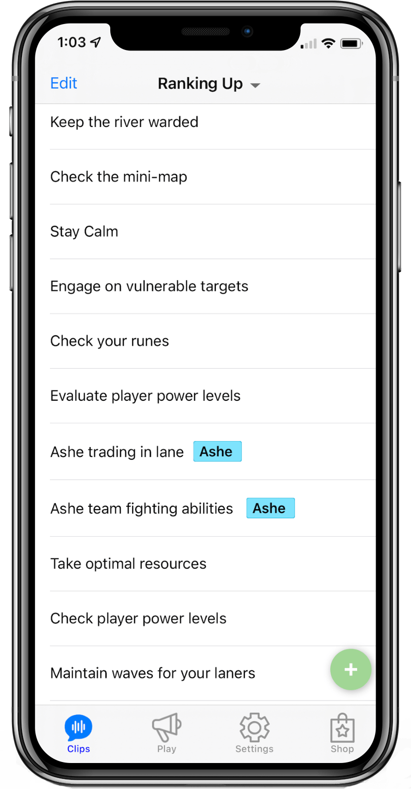 Screenshot of Reiterate